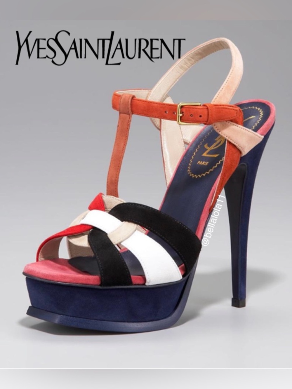 AUTHENTIC YSL TRIBUTE PLATFORM HEELS - Picture 3 of 14